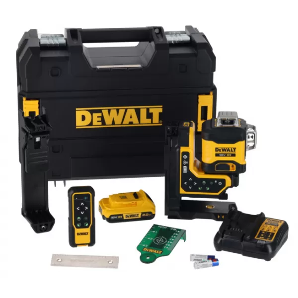 Aku rotační laser DeWalt DCLE34035D1, 18V, 1x2,0Ah