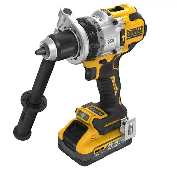 Aku vrtačka s příklepem DeWalt DCD1007H2T, 18V, 2x 5,0Ah POWERSTACK