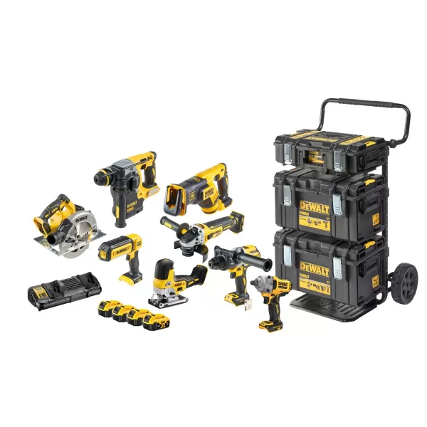 Aku sada nářadí DeWalt DCK856P4 18V, 4 x aku 5,0Ah