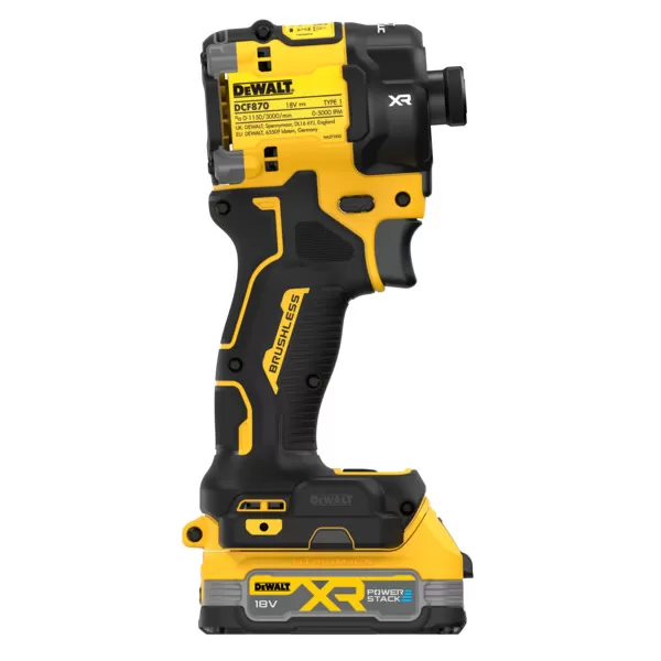 Aku rázový utahovák DeWalt DCF870E2T, 18V, 2x1,7Ah POWERSTACK