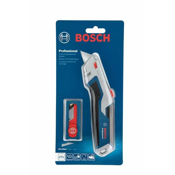 Nůž pracovní vysouvací Bosch (BI / BE a MT modré) 1600A027M5