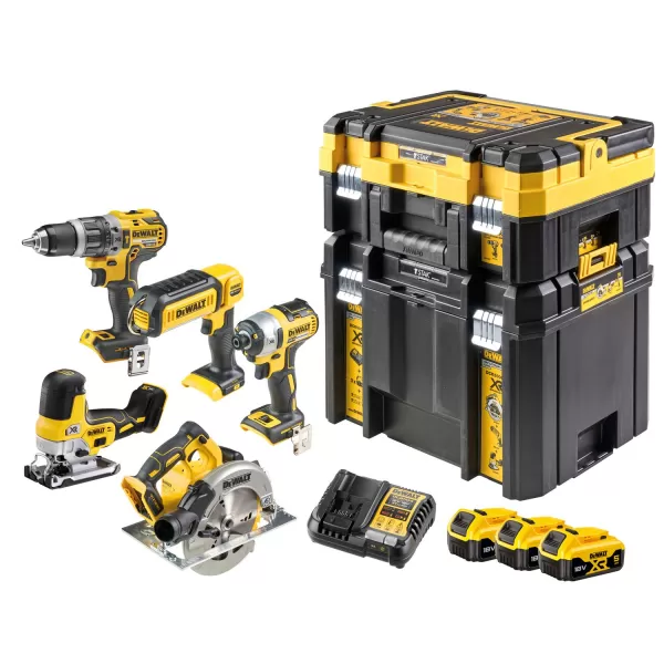 Aku sada nářadí DeWalt DCK500P3T 18V, 3 x aku 5,0Ah