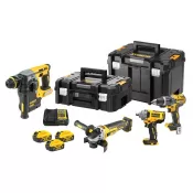 Aku sada nářadí DeWalt DCK428P3T 18V, 3 x aku 5,0Ah