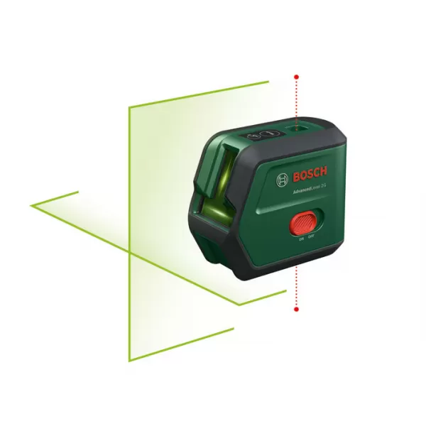 Křížový laser + stativ Bosch AdvancedLevel 2G UNI (Carton) + stativ 0603663G01