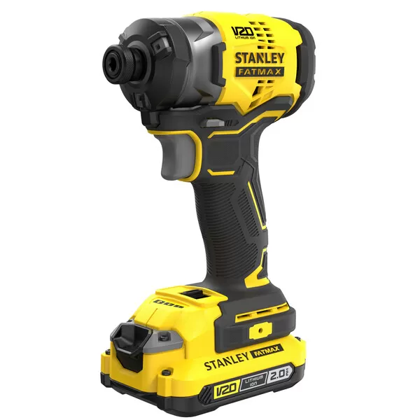 Aku třírychlostní rázový utahovák 1/4" Stanley FATMAX® SFMCF820D2K, V20, 2 x 2.0 Ah 18 V