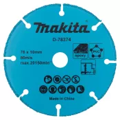 Kotouč diamantový 76x10x1,75mm univerzální Makita