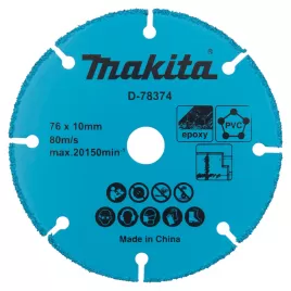 Kotouč diamantový 76x10x1,75mm univerzální Makita