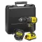 Aku bezuhlíková vrtačka s příklepem Stanley FATMAX® SFMCD715D1K, V20, 18 V