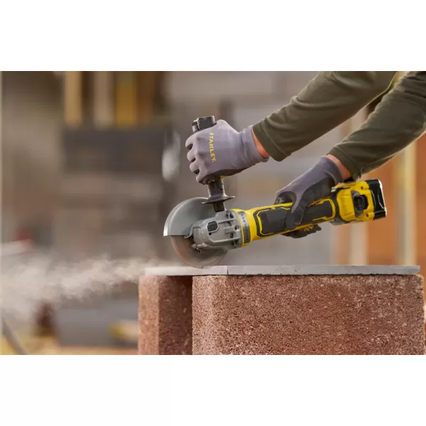 Aku bezuhlíková úhlová bruska Stanley FATMAX® SFMCG700B, V20, bez baterie a nabíječky 18 V