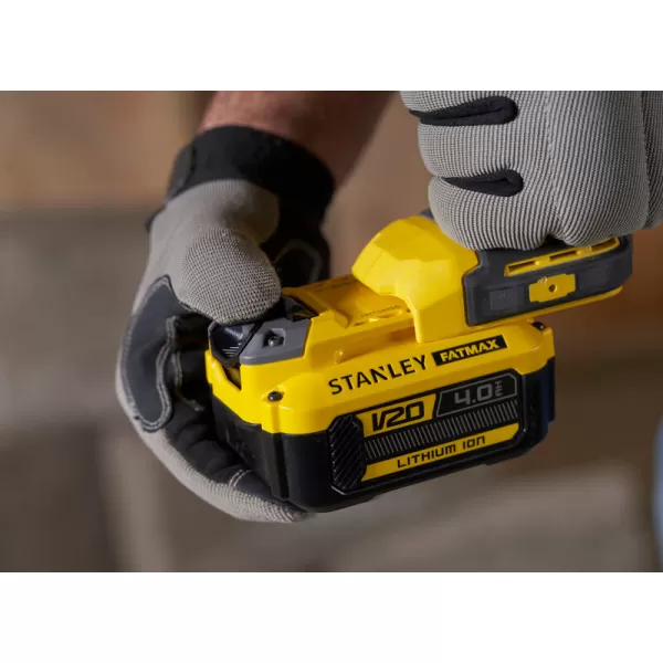 Aku bezuhlíková vrtačka s příklepem Stanley FATMAX® SFMCD715M2K, V20, 2 x 4.0 Ah 18 V