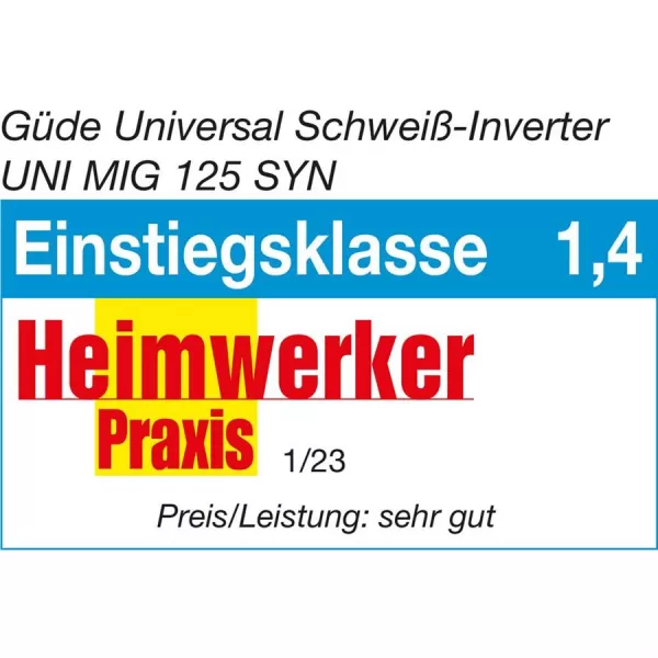 Svářečka univerzální Güde UNI-MIG 125 SYN