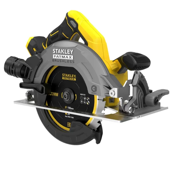 Aku okružní pila Stanley FATMAX® SFMCS550B, 190 mm bez baterie a nabíječky 18 V