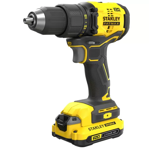 Aku bezuhlíková vrtačka Stanley FATMAX® SFMCD710C2K, V20, 2 x 1.5 Ah 18 V