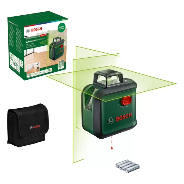 Křížový laser 360˚ Bosch AdvancedLevel 360 0603663B06