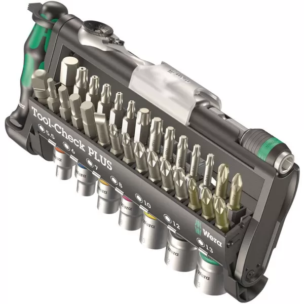 Sada bitů s ráčnou Tool-Check+ 39 ks Wera