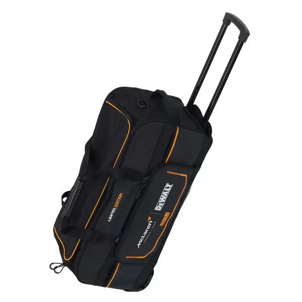 Sportovní taška na nářadí DeWalt McLaren DWST83522-9, 28" s výsuvnou rukojetí a kolečky