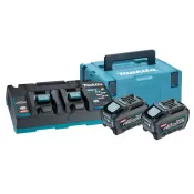 Sada akumulátorů Li-ion XGT 40V 2ks BL4050F+1ks DC40RB + Makpac