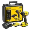 Aku třírychlostní rázový utahovák 1/4" Stanley FATMAX® SFMCF820D2K, V20, 2 x 2.0 Ah 18 V