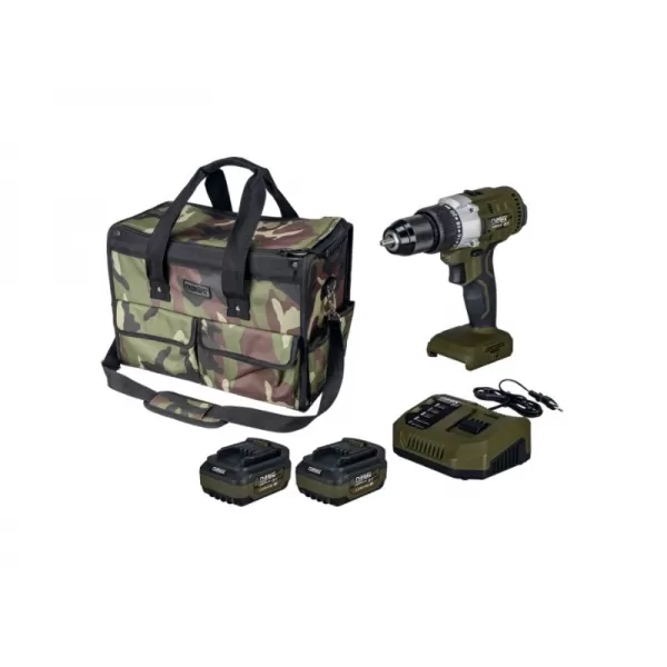 Aku sada nářadí Narex Camoufalge CSV set (2× CB4 + CN20 + CSV 13-2 + CTP 50)