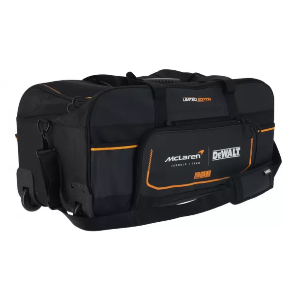 Sportovní taška na nářadí DeWalt McLaren DWST83522-9, 28" s výsuvnou rukojetí a kolečky