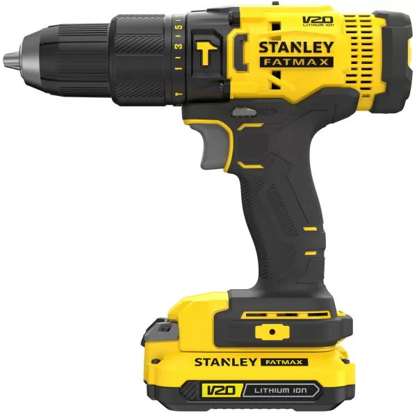 Aku vrtačka s příklepem Stanley FATMAX® SFMCD711C2S, V20, 2 x 1.5 Ah 18 V