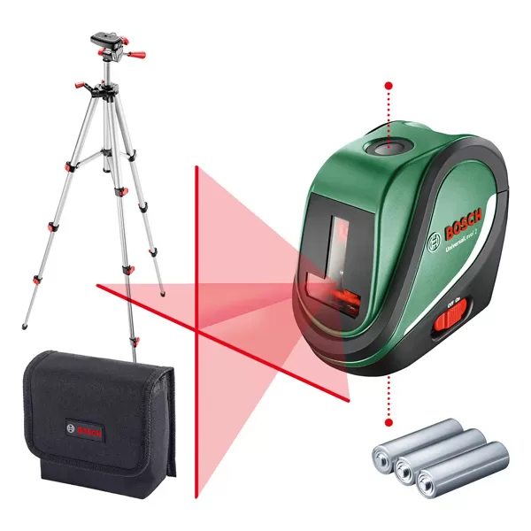 Křížový laser + stativ Bosch UniversalLevel 2 Set