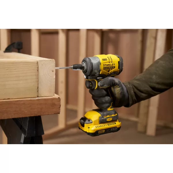 Aku rázový utahovák 3/8" Stanley FATMAX® SFMCF910B, V20, bez baterie a nabíječky 18 V