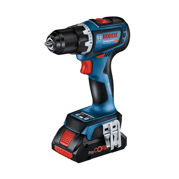 Aku vrtačka s příklepem Bosch GSR 18V-90 C Professional 2x4,0Ah