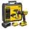 Aku vrtačka s příklepem Stanley FatMax SFMCD721D2K, 18V, 2x2,0Ah