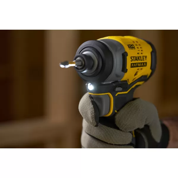 Aku rázový utahovák 1/4" Stanley FATMAX® SFMCF810B, V20, bez baterie a nabíječky 18 V
