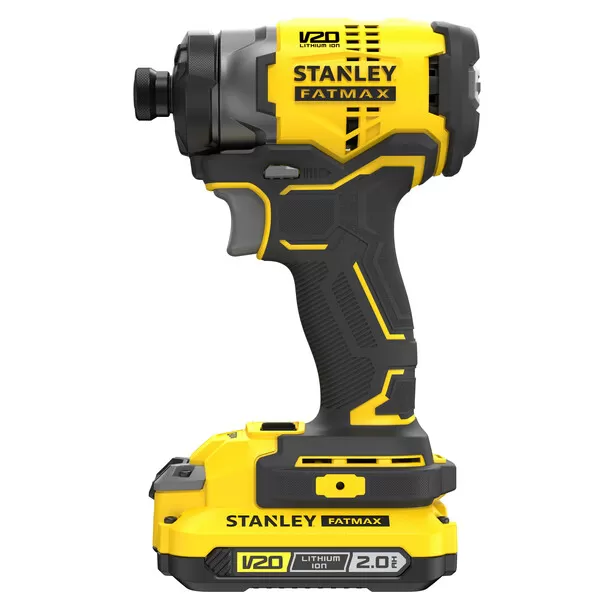 Aku třírychlostní rázový utahovák 1/4" Stanley FATMAX® SFMCF820D2K, V20, 2 x 2.0 Ah 18 V