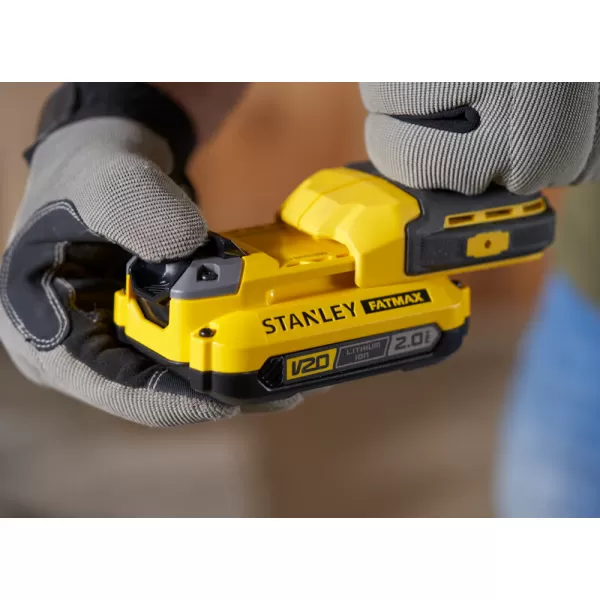 Aku rázový utahovák 1/4" Stanley FATMAX® SFMCF810B, V20, bez baterie a nabíječky 18 V