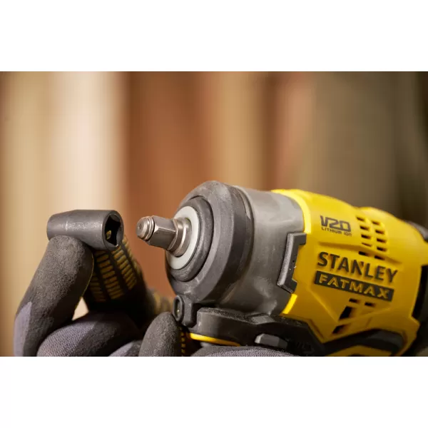 Aku rázový utahovák 3/8" Stanley FATMAX® SFMCF910B, V20, bez baterie a nabíječky 18 V