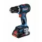 Aku vrtačka s příklepem Bosch GSR 18V-90 C Professional 2x5,0Ah 06019K6106