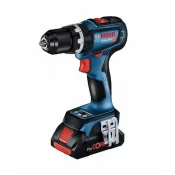 Aku vrtačka s příklepem Bosch GSR 18V-90 C Professional 2x4,0Ah 06019K6104