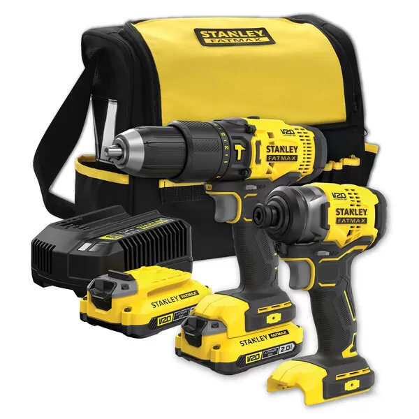 Aku kombinovaná sada 18V Stanley FATMAX® SFMCK465D2S, V20, 2x 2.0 Ah