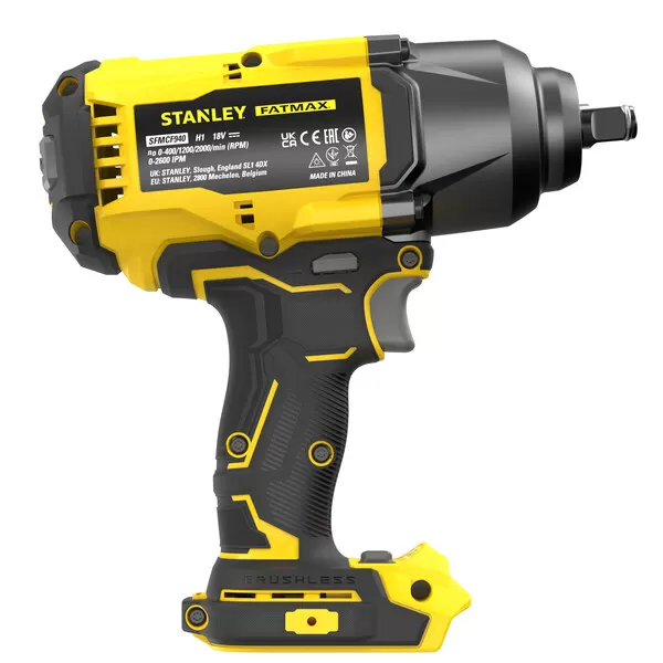 Aku bezuhlíkový rázový utahovák Stanley FATMAX® SFMCF940B, V20, bez baterie a nabíječky 18 V