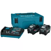 Sada akumulátorů Li-ion XGT 40V 2ks BL4050F +1ks DC40RA + Makpac