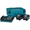 Sada akumulátorů Li-ion XGT 40V 2ks BL4050F +1ks DC40RA + Makpac