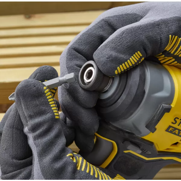 Aku rázový utahovák 1/4" Stanley FATMAX® SFMCF810B, V20, bez baterie a nabíječky 18 V