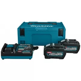 Sada akumulátorů Li-ion XGT 40V 2ks BL4050F +1ks DC40RA + Makpac