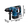 Aku kladivo Bosch GBH 18V-34 CF Professional (sólo) 0611914021