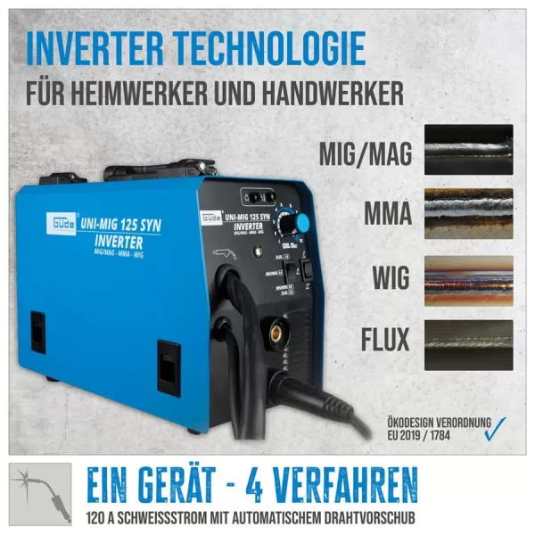 Svářečka univerzální Güde UNI-MIG 125 SYN