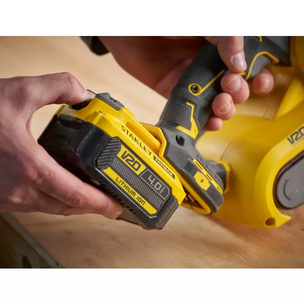 Aku pásová bruska Stanley FATMAX® SFMCW223B, V20, bez baterie a nabíječky 18 V