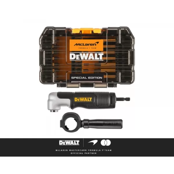 Sada příslušenství 33 dílů DeWalt DT70782 s pravoúhlým nástavcem, v malém pouzdře Tough Case