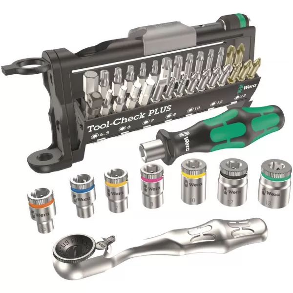 Sada bitů s ráčnou Tool-Check+ 39 ks Wera