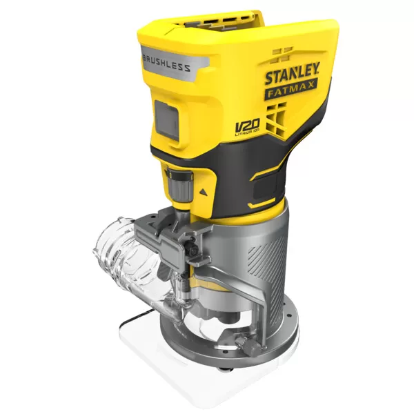 Aku bezuhlíková frézka 8 mm Stanley FATMAX® SFMCW400B, V20, bez baterie a nabíječky 18 V