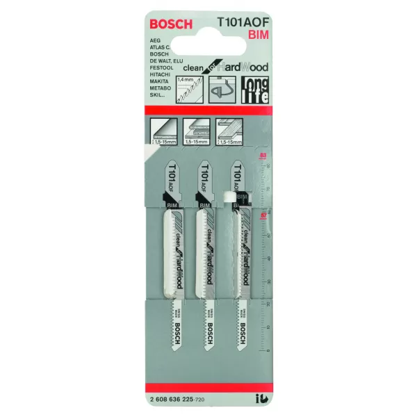 Pilový plátek do kmitací pily T 101 AOF Clean for Hard wood