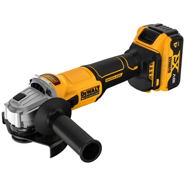 Aku úhlová bruska DeWalt DCG407M2T, 18V, 2x4,0Ah