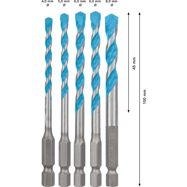 Kotouč řezný 125 x1,0mm víceúčelový EXPERT Carbide Multi X-LOCK Bosch + sada vrtáků